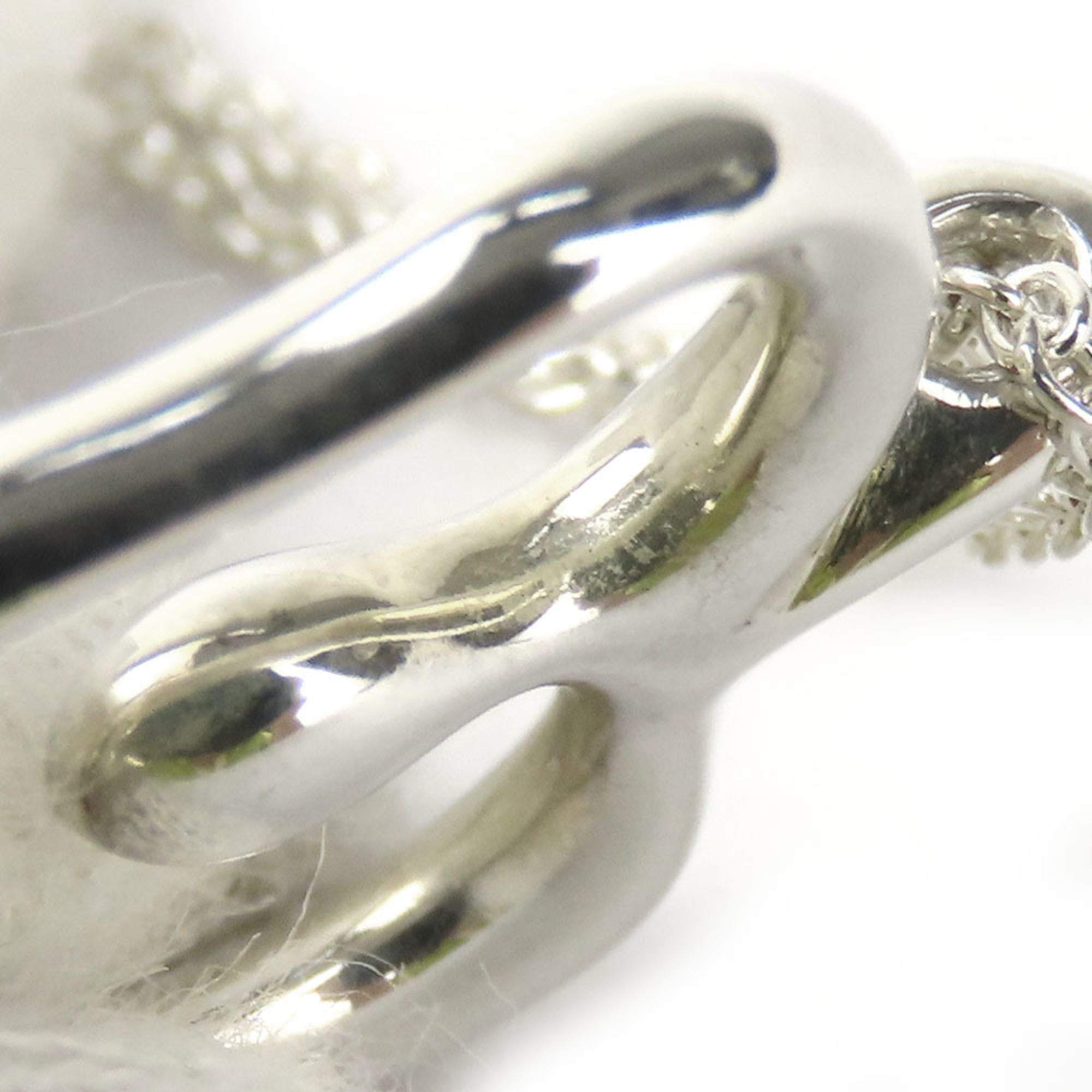 Elsa Peretti Pendant Necklace Sterling Silver 17.8mm