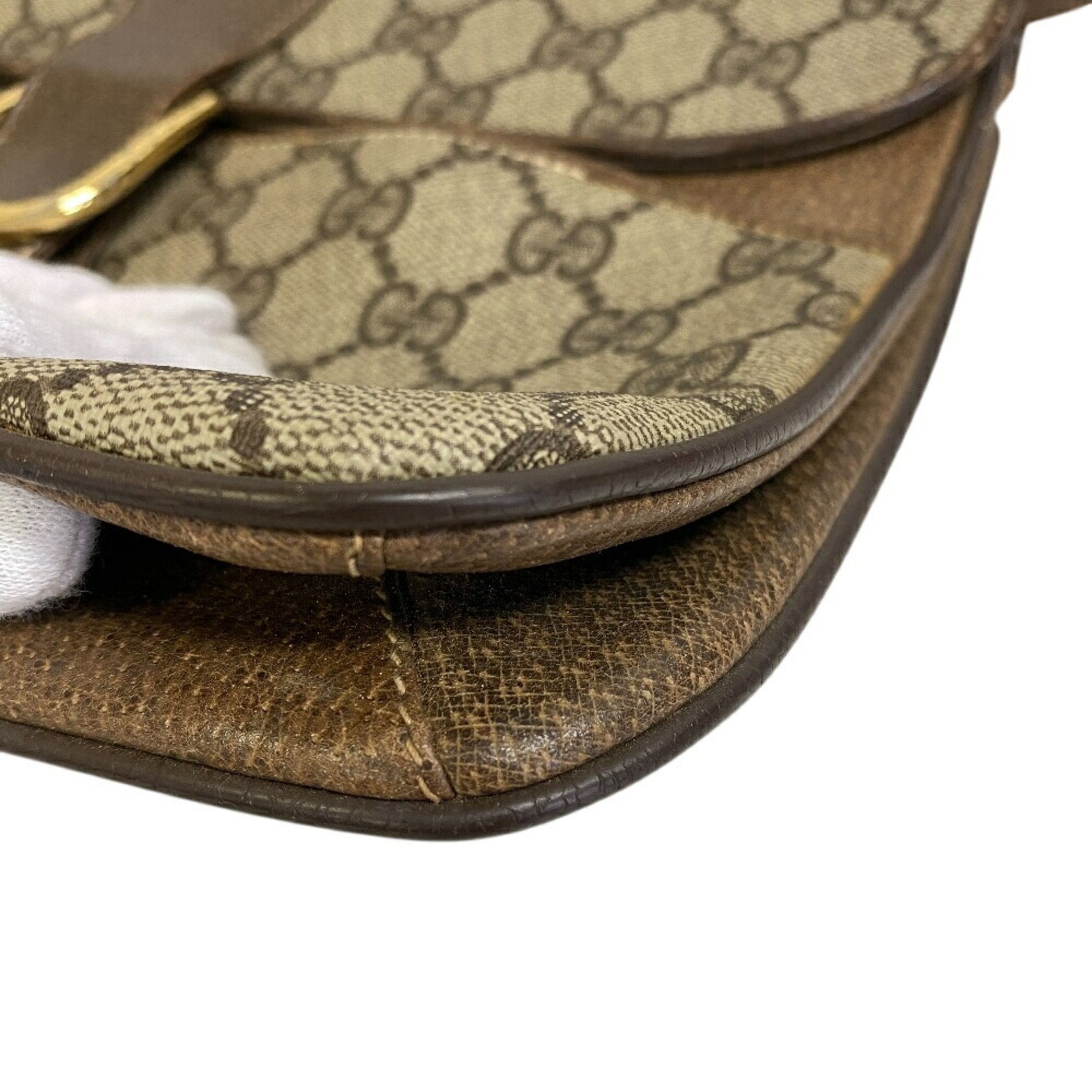 Vintage Web Crossbody Bag GG Coated Canvas Small