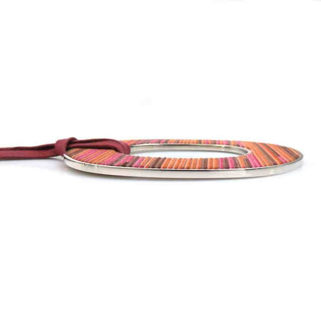 Ism Pendant Necklace Metal Red