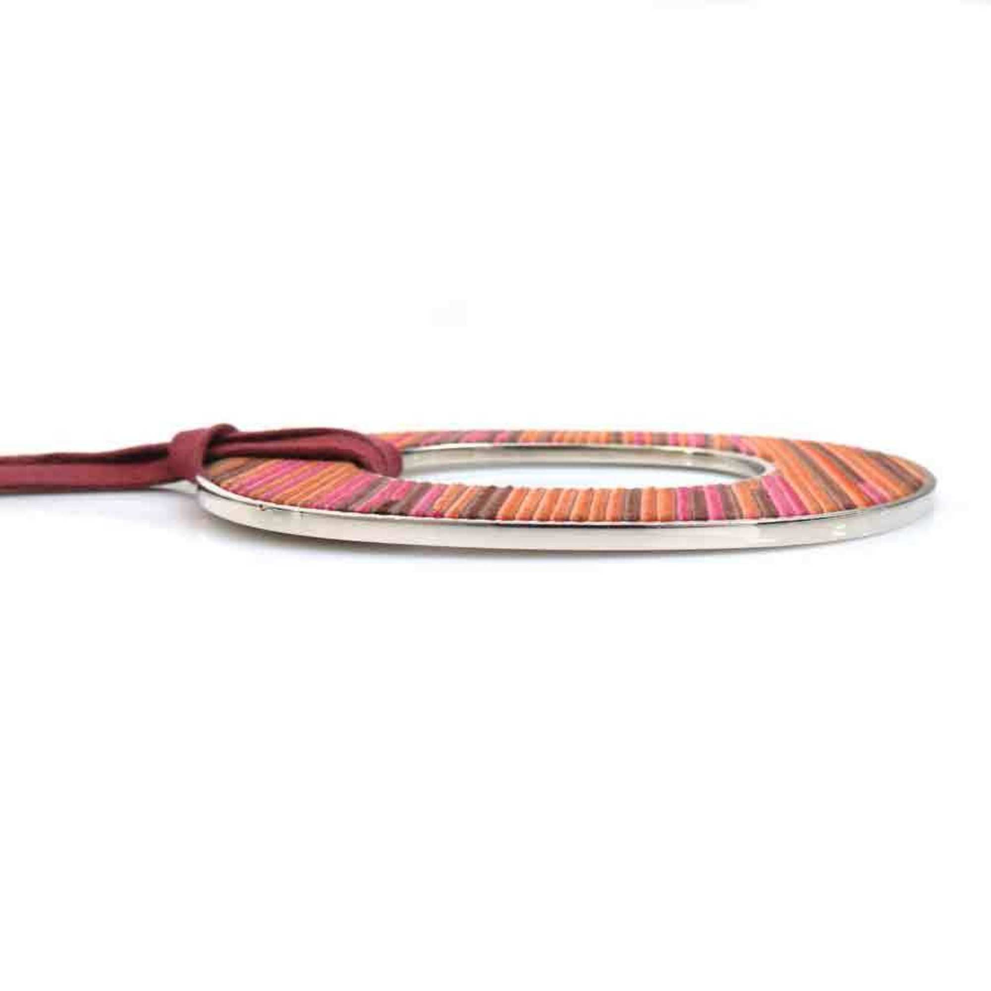 Ism Pendant Necklace Metal Red