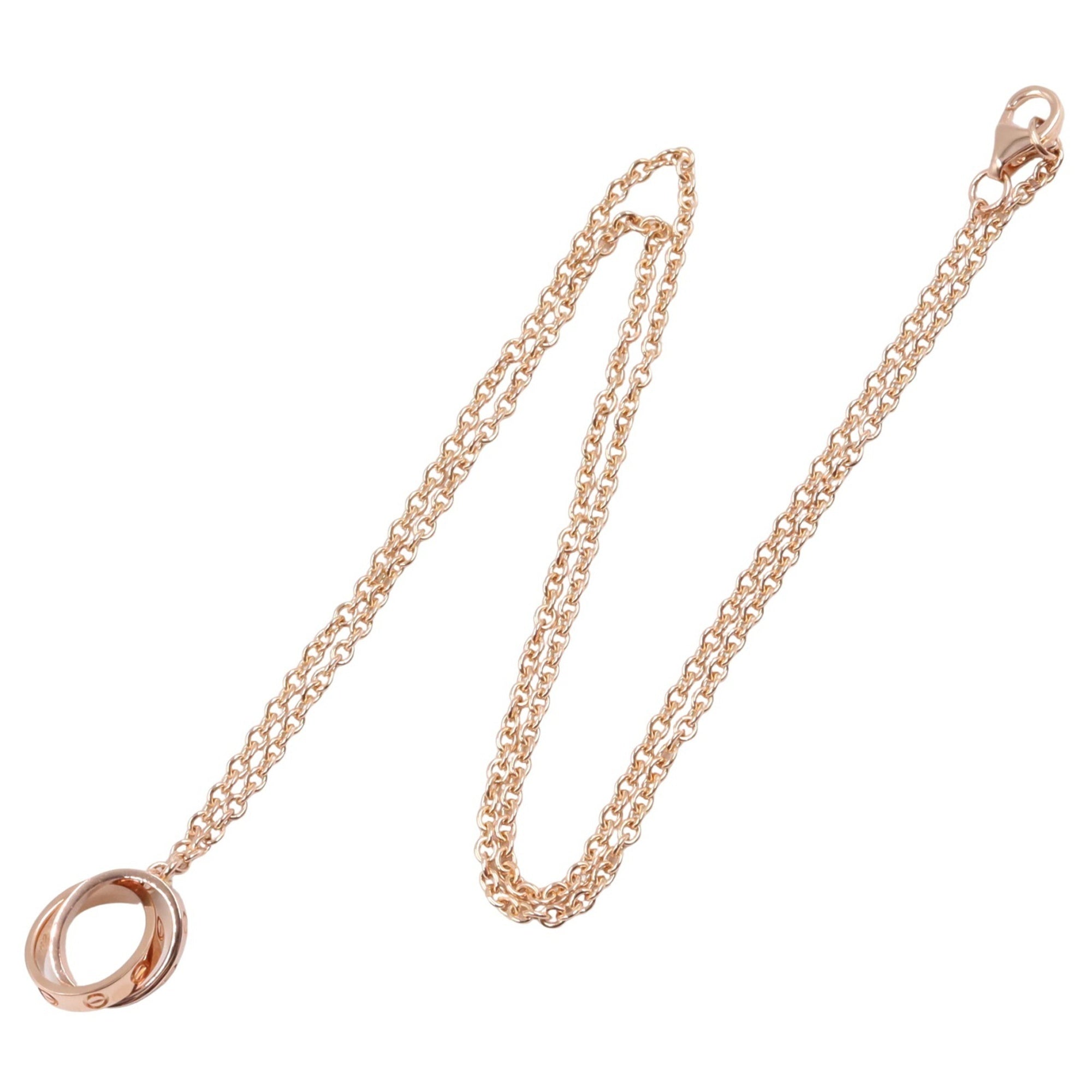 Love Pendant Necklace 18K Rose Gold