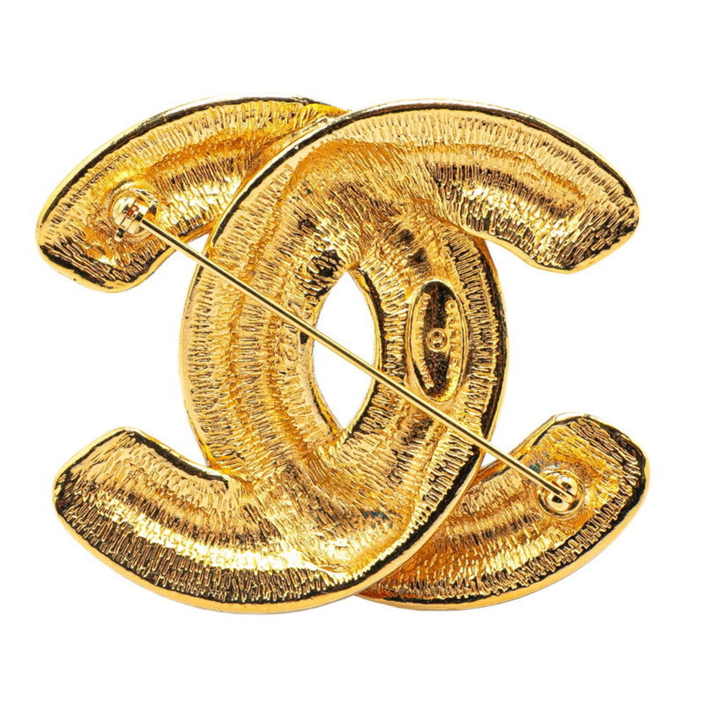 CC Logo Brooch Metal