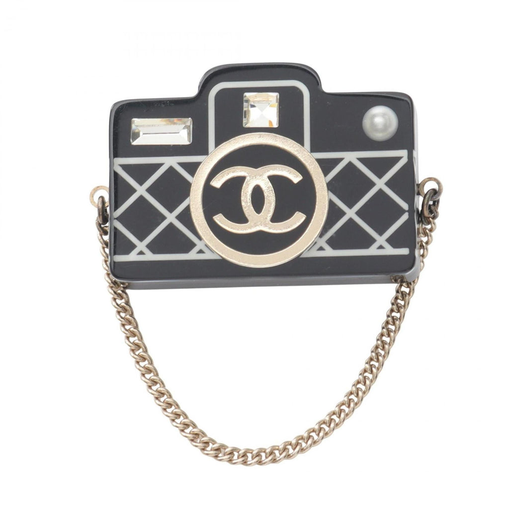 CC Logo Brooch Metal