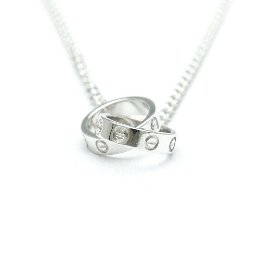 Baby Love Pendant Necklace 18K White Gold
