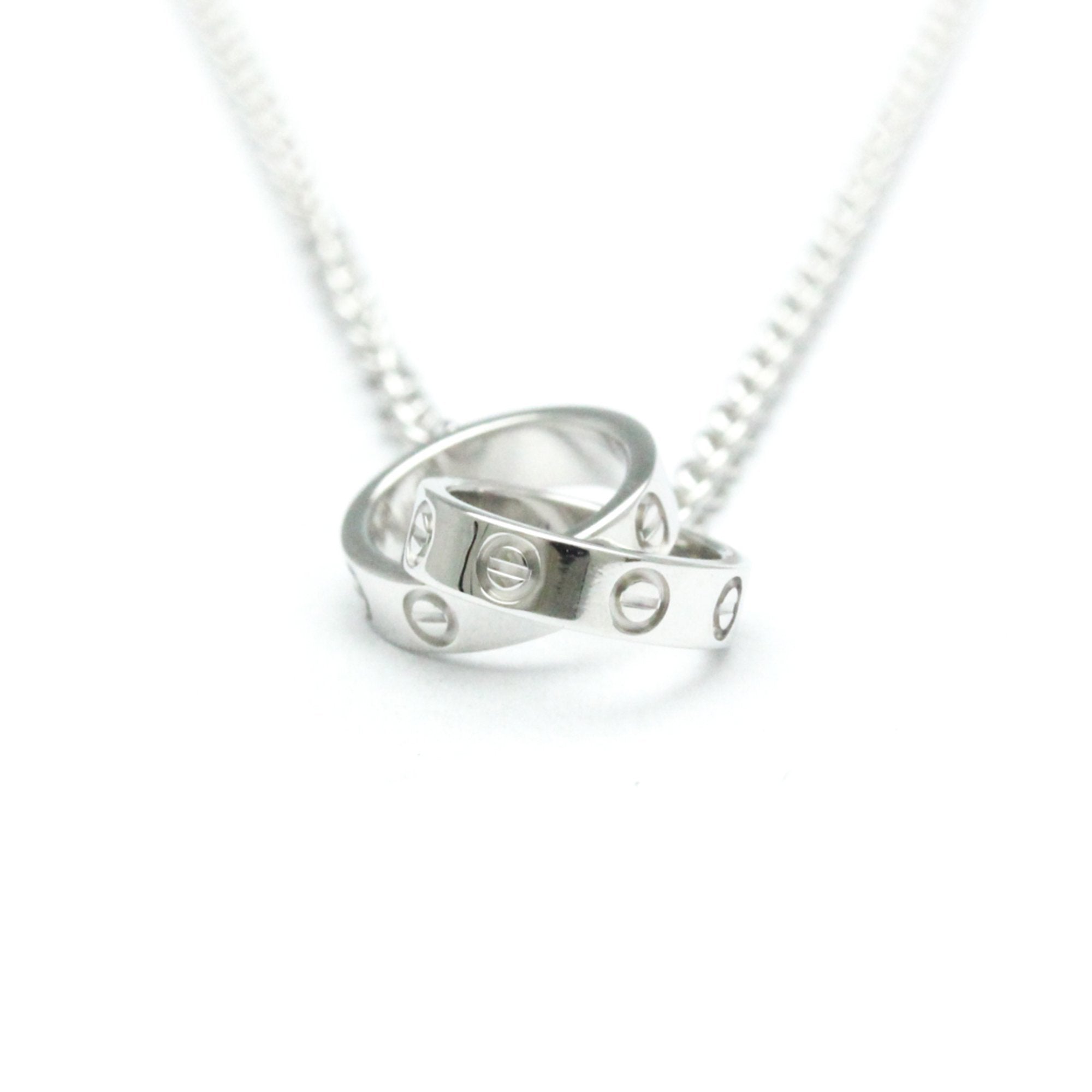 Baby Love Pendant Necklace 18K White Gold