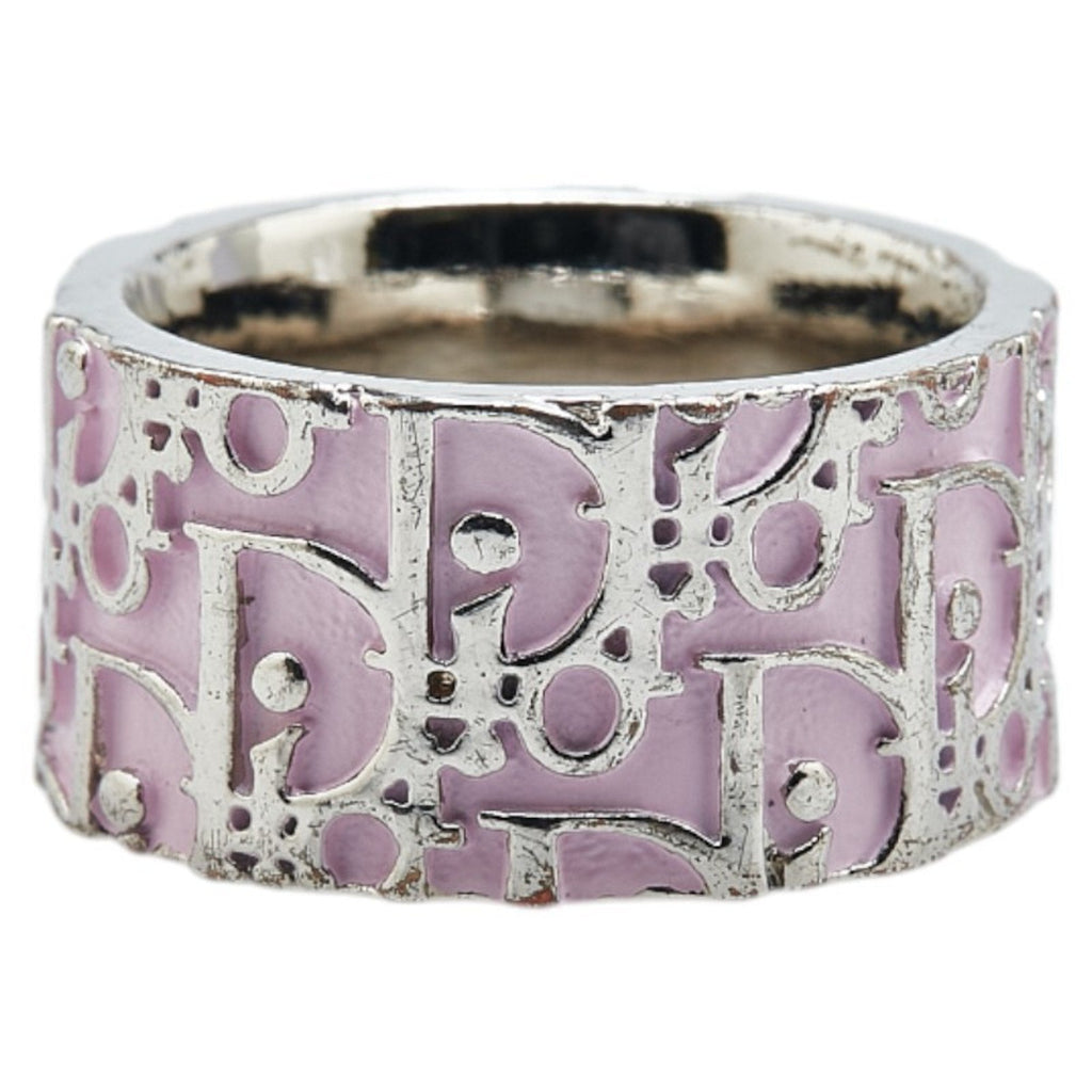 Band Ring Metal Pink and Silver