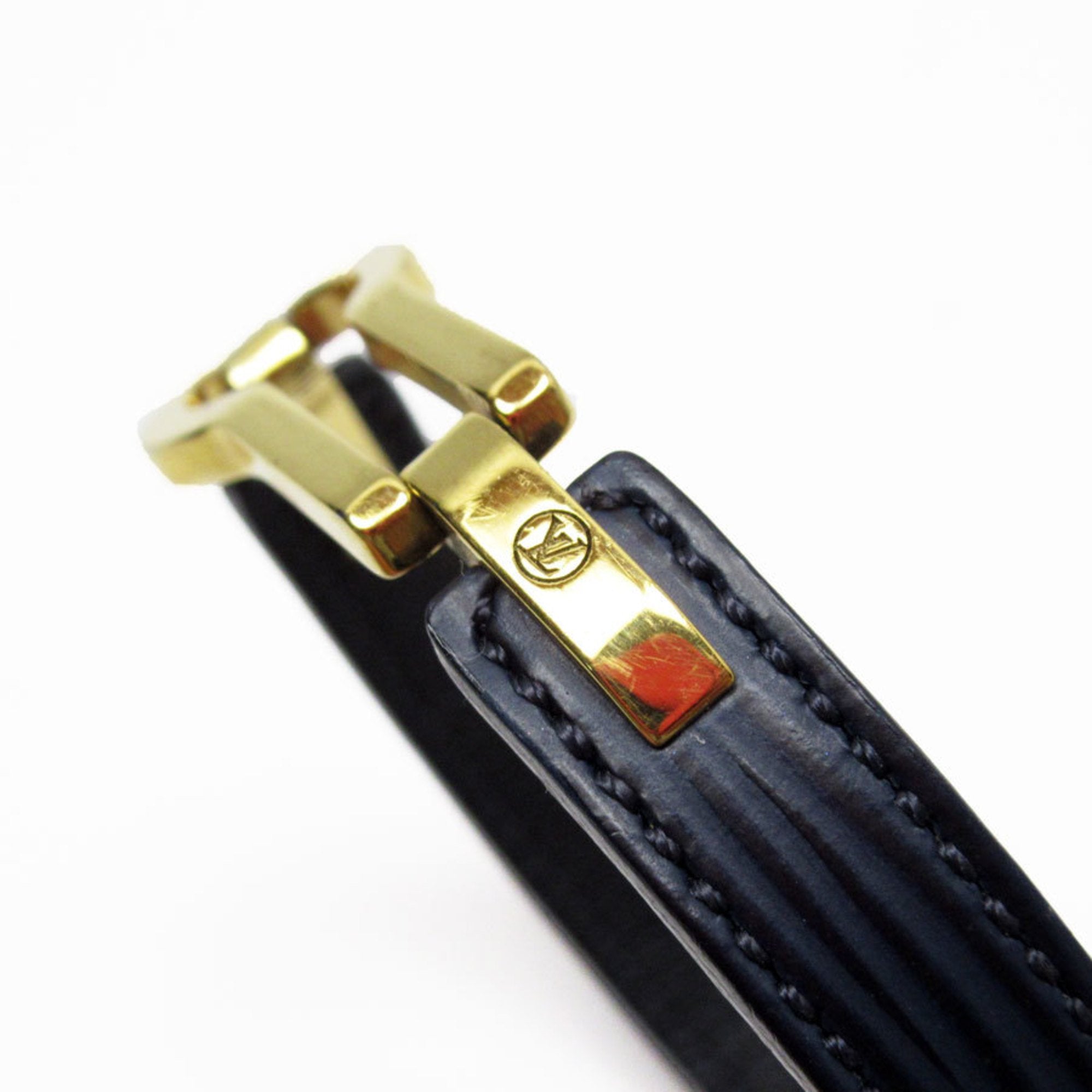 Epi Leather Bracelet Navy