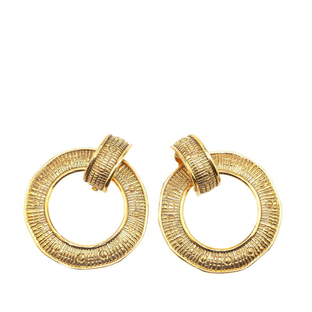 Clip-On Earrings Clip-On Gold-Tone Metal