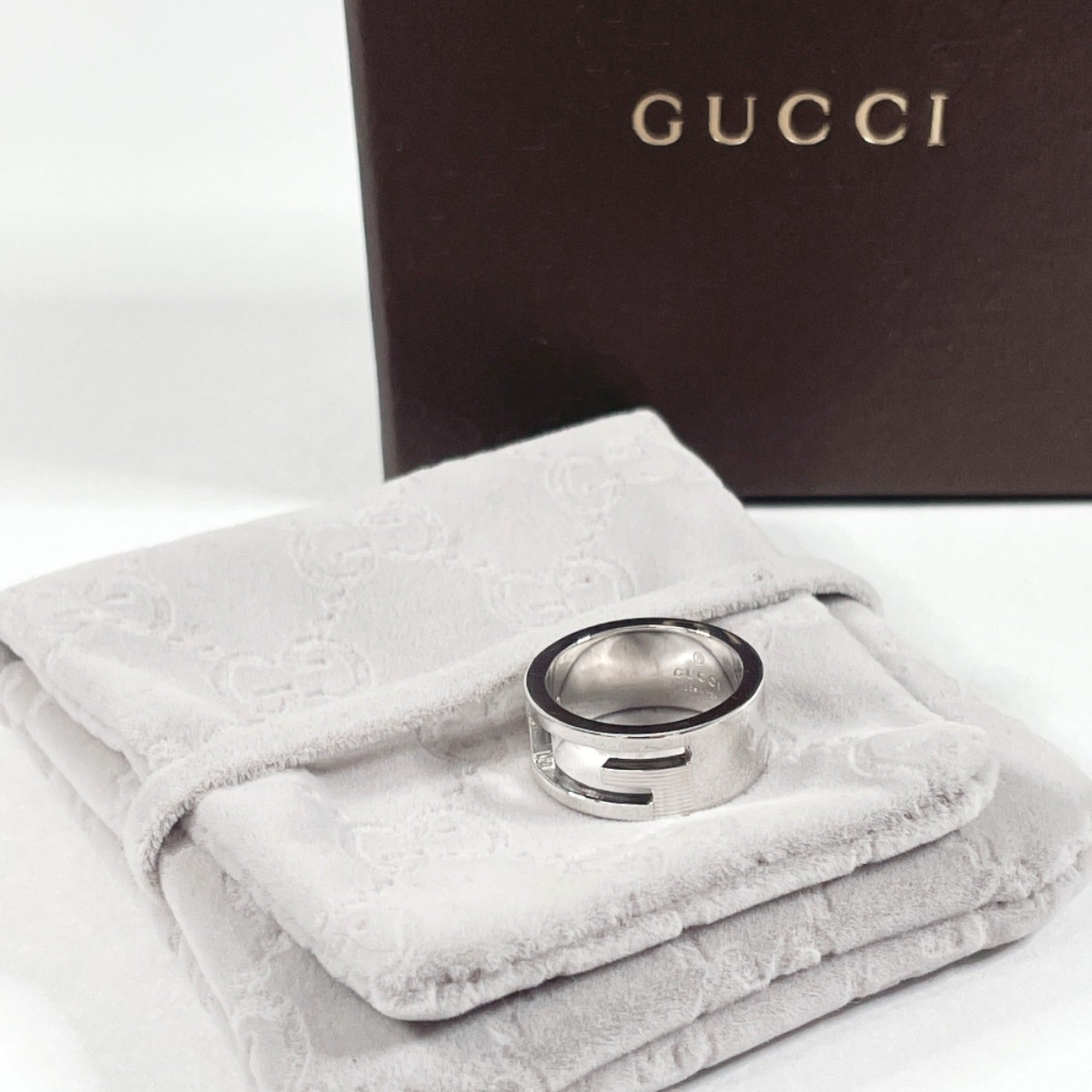Cutout G Ring Sterling Silver