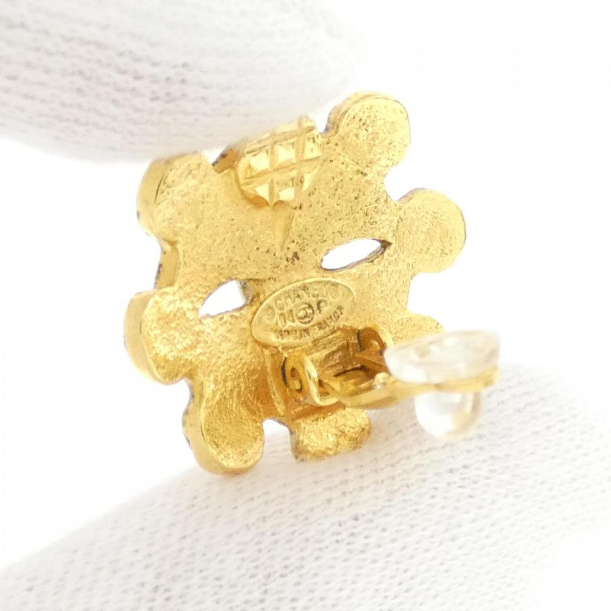 Earrings Gold-Tone Metal