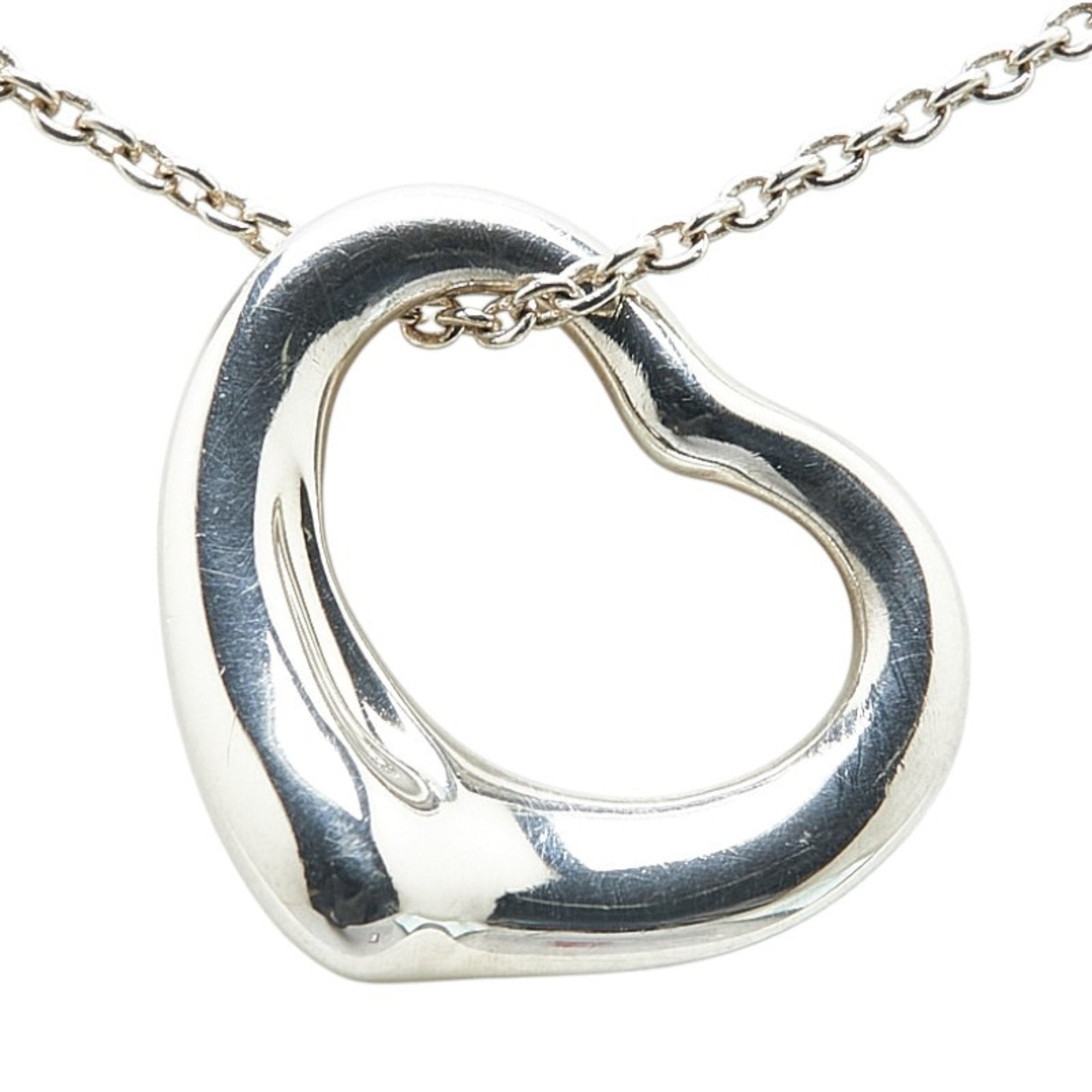 Heart Pendant Necklace Sterling Silver
