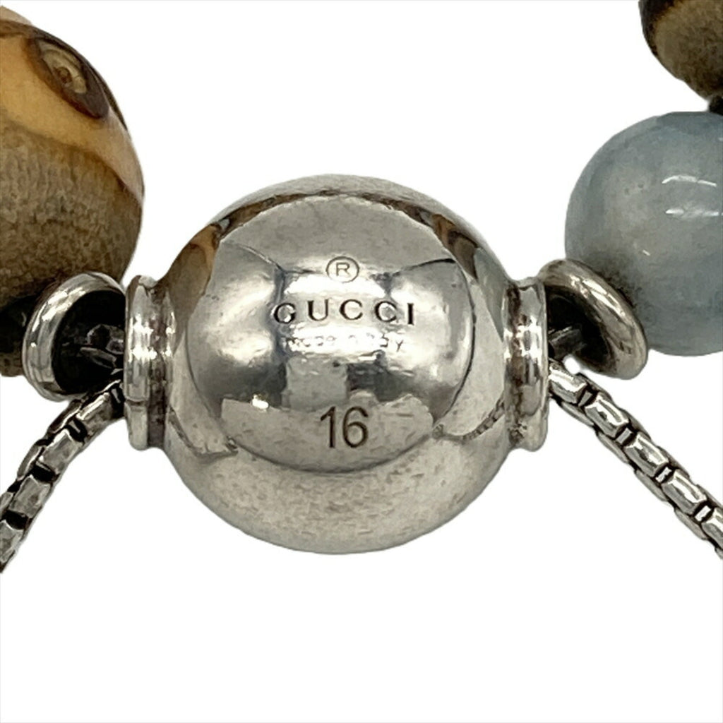 Bracelet Sterling Silver Blue Bamboo