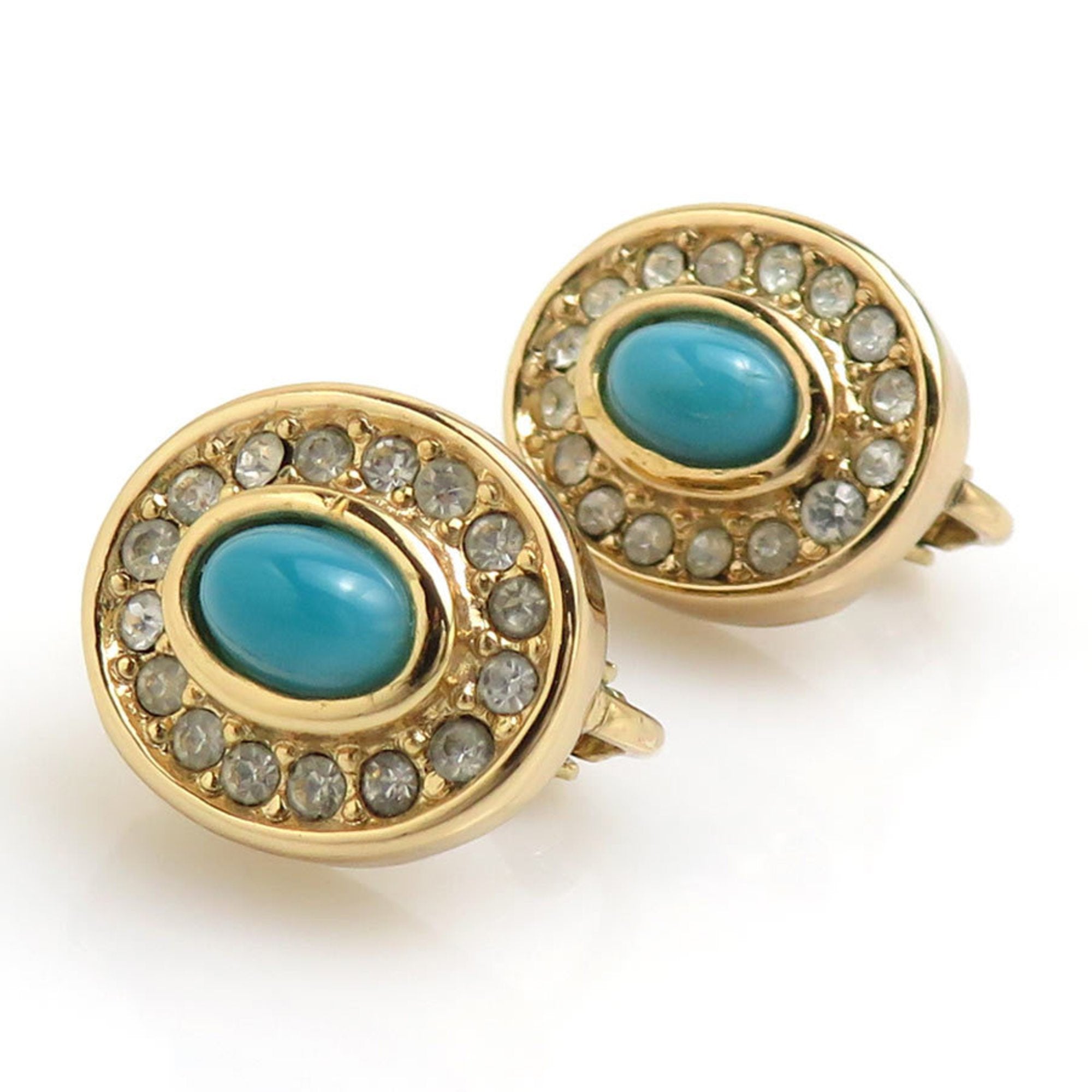 Earrings Gold-Tone Metal