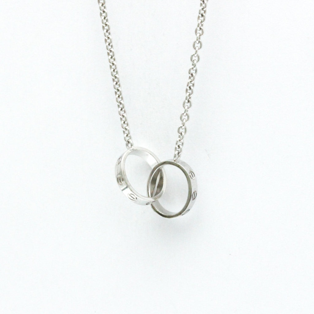 Pendant Necklace 18K White Gold