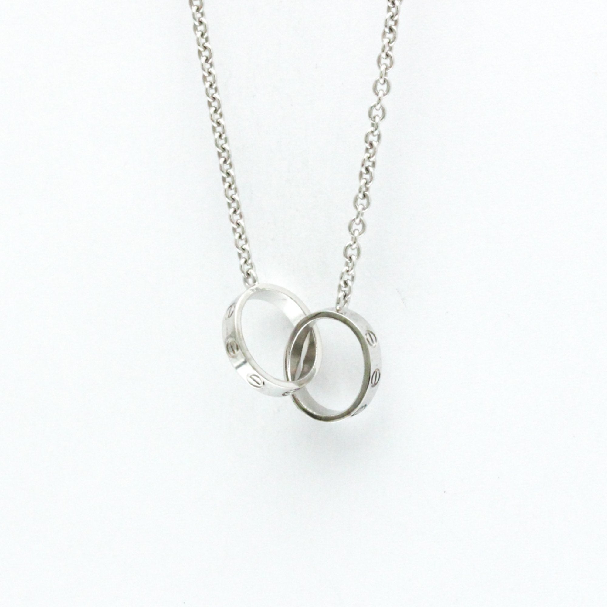 Pendant Necklace 18K White Gold