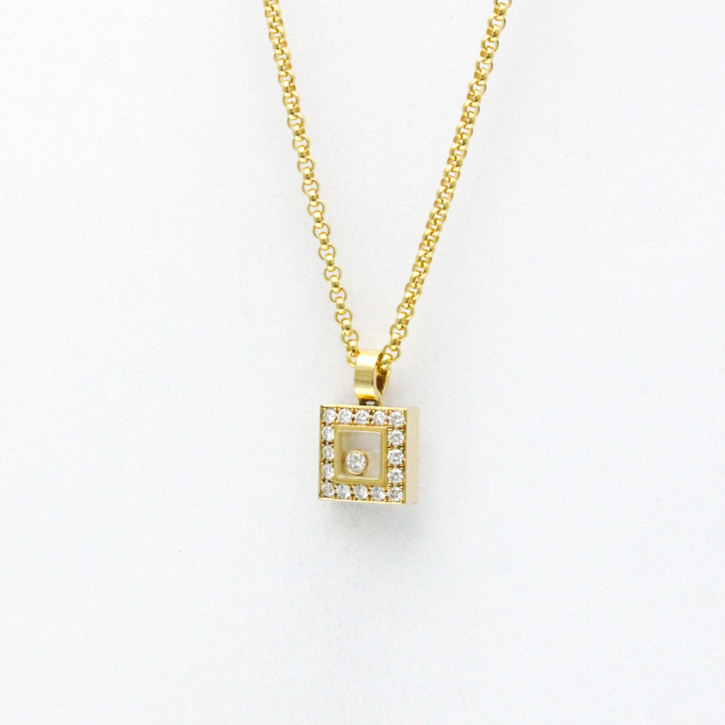 Happy Diamonds Pendant Necklace 18K Yellow Gold and Diamond