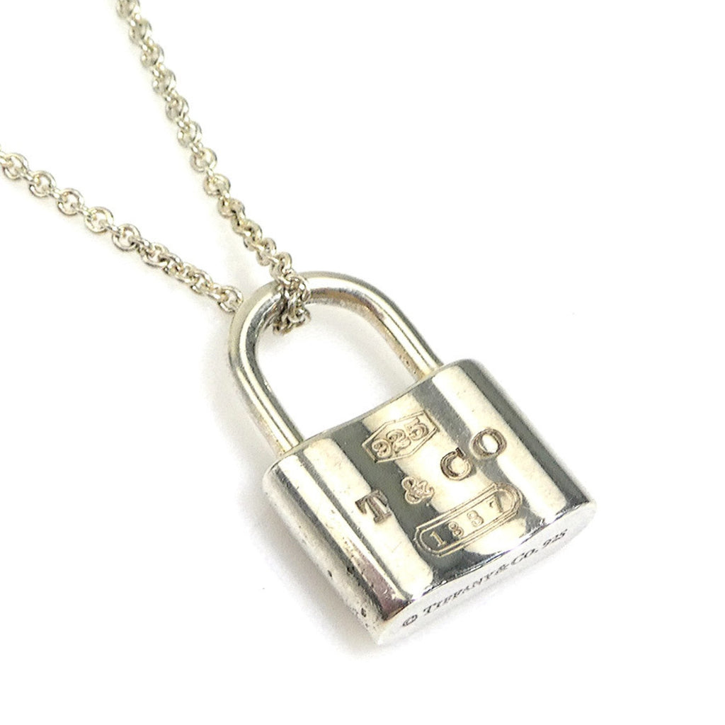 1837 Padlock Pendant Necklace Sterling Silver