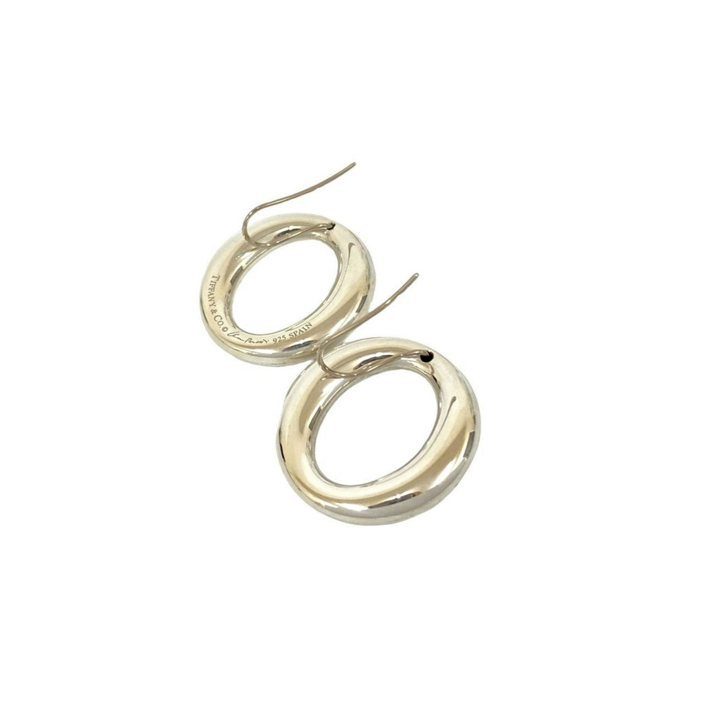 Elsa Peretti Earrings Sterling Silver 24mm Sterling Silver