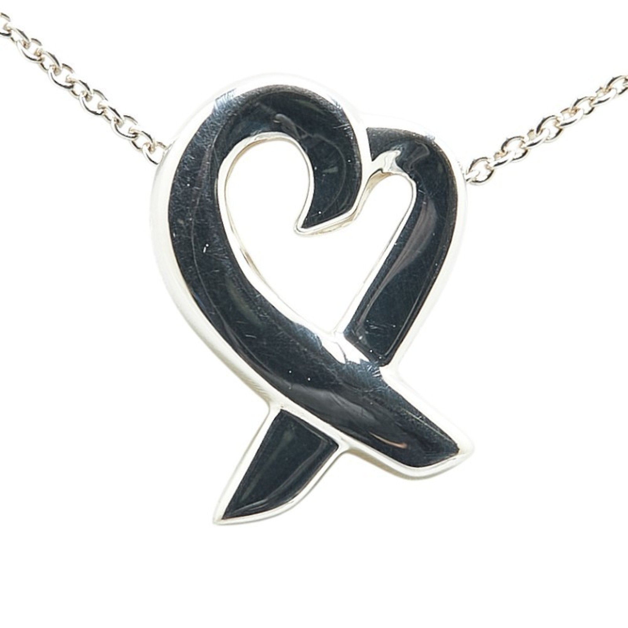 Loving Heart Pendant Necklace Sterling Silver