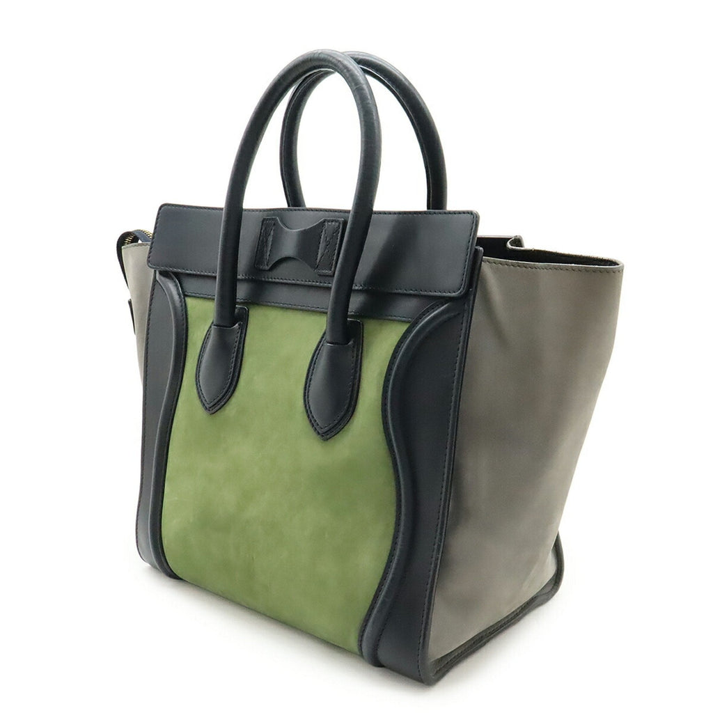 Tricolor Luggage Bag Nubuck Mini