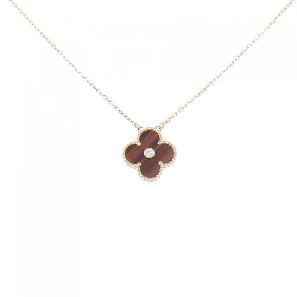 Vintage Alhambra Pendant Necklace 18K Rose Gold