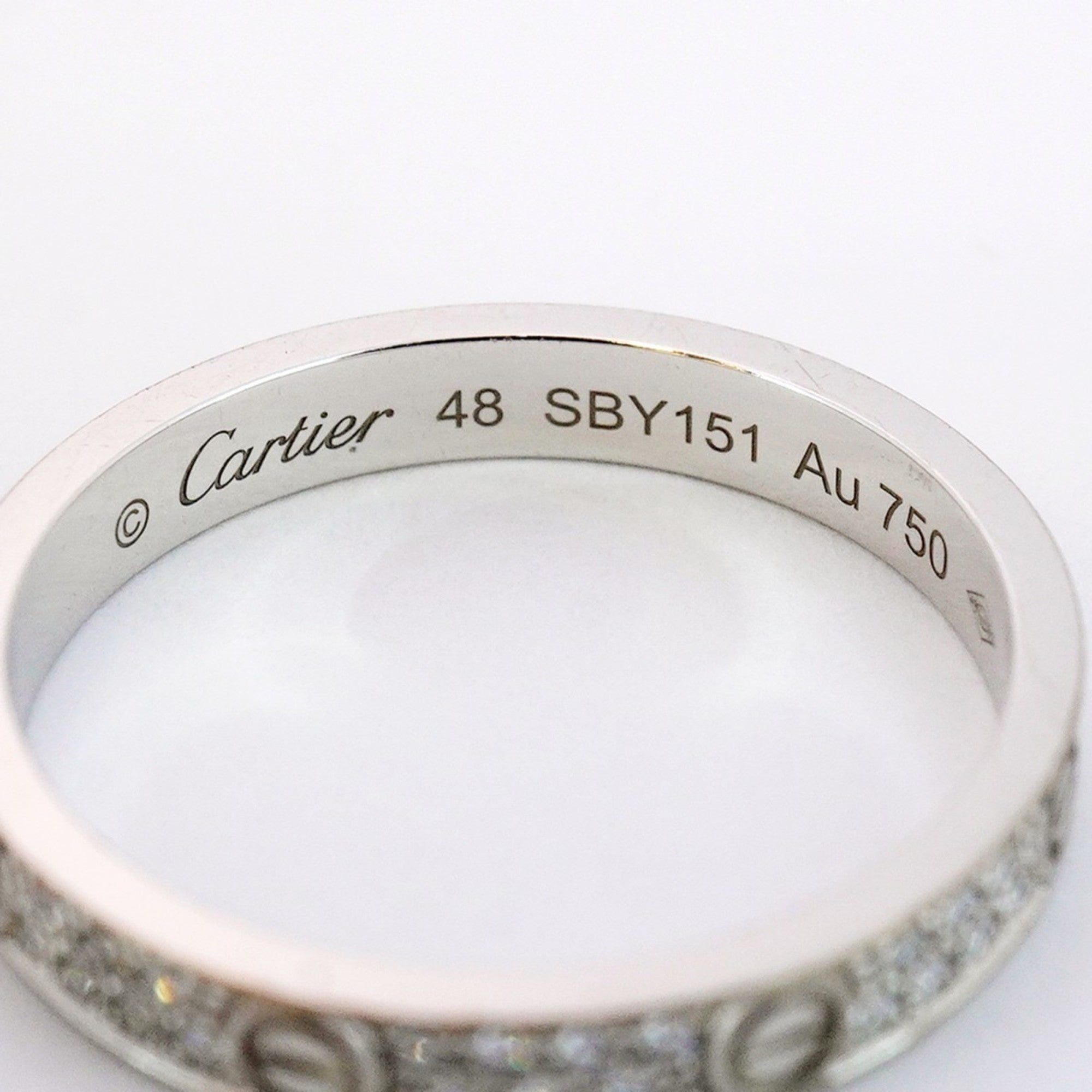 Ring 18K White Gold with Diamond Mini