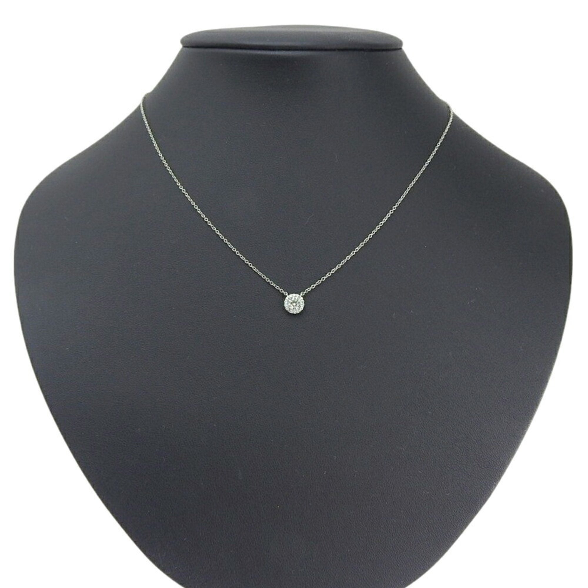 Solest Pendant Necklace Platinum with Diamond