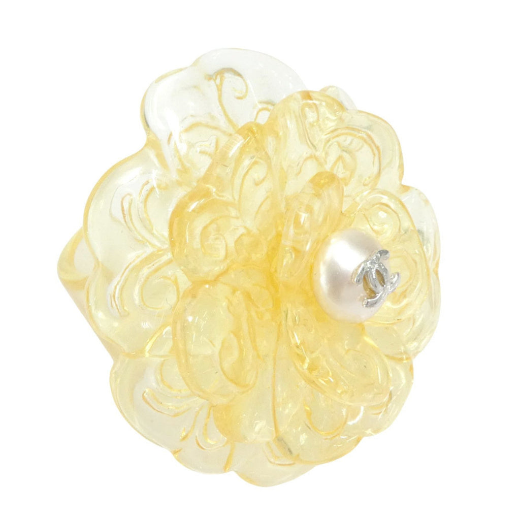 Band Ring Artificial Pearl and Resin