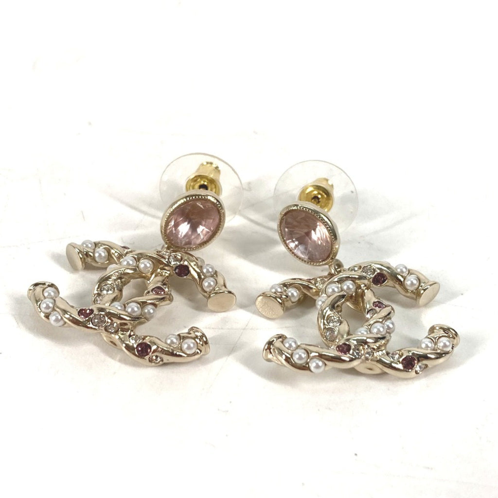 Earrings Gold-Tone Metal