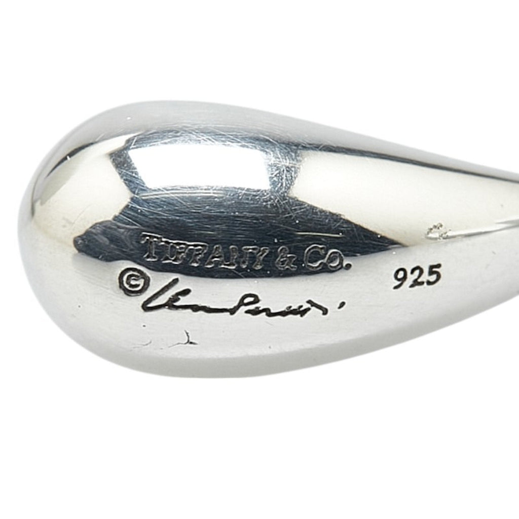 Teardrop Pendant Necklace Sterling Silver