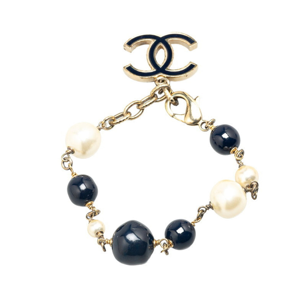 CC Logo Bracelet Gold-Tone Metal