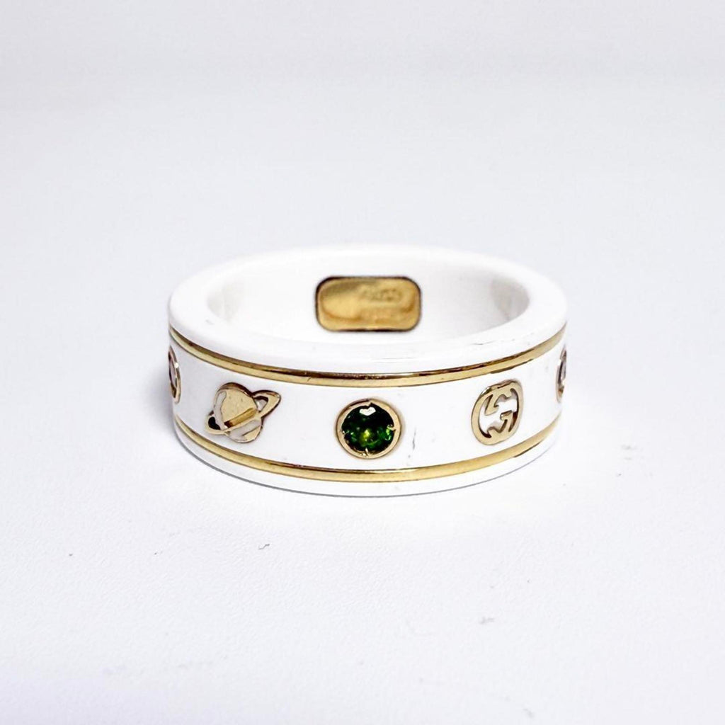 Icon Gemstone Ring 18K Yellow Gold