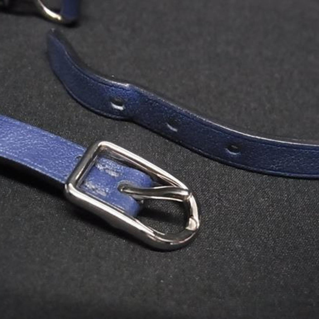 Etrier Double Tour Bracelet Swift Leather Blue