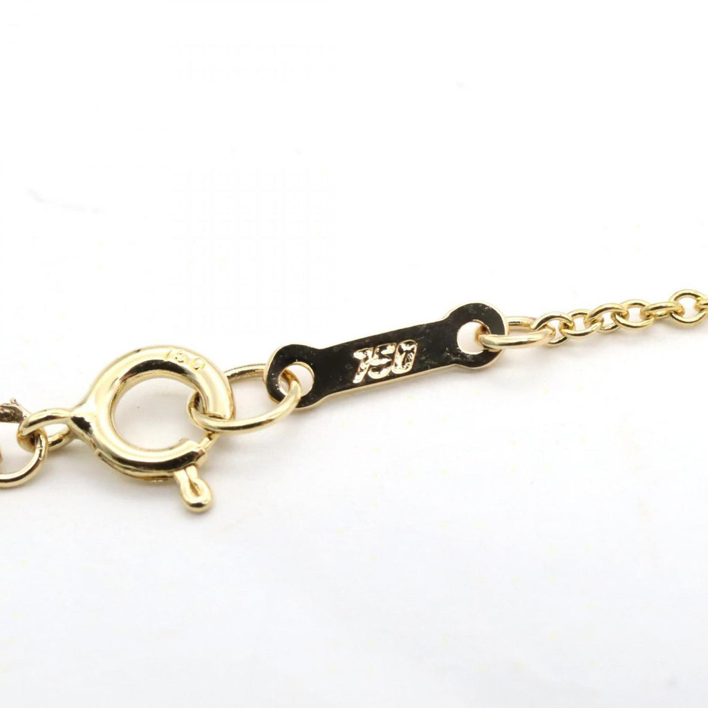 Open Heart Pendant Necklace 18K Yellow Gold