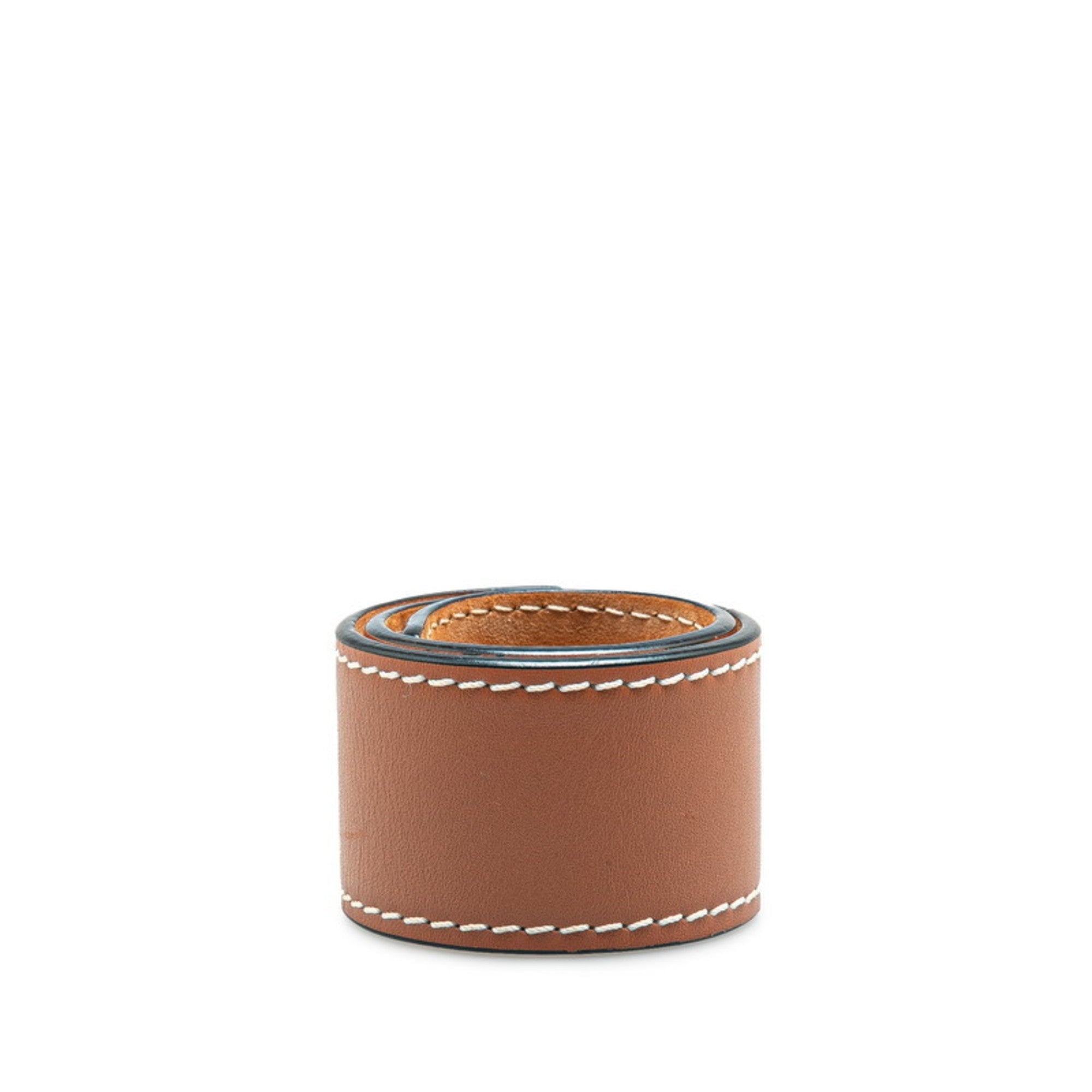 Anagram Bracelet Leather Brown Small