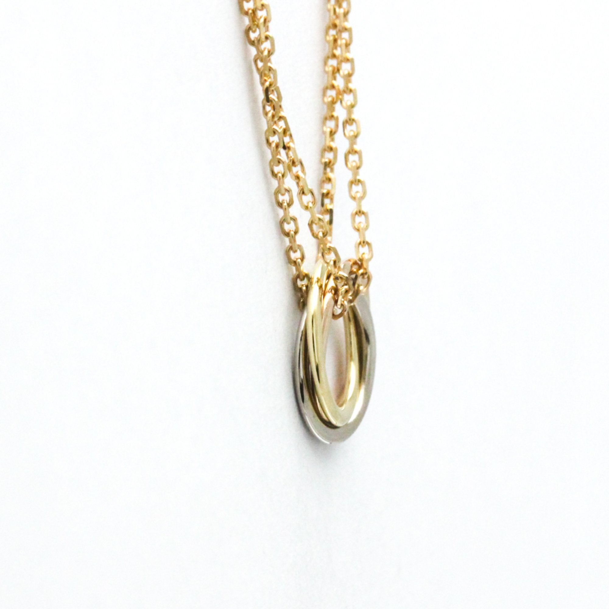 Trinity Pendant Necklace 18K Tricolor Gold