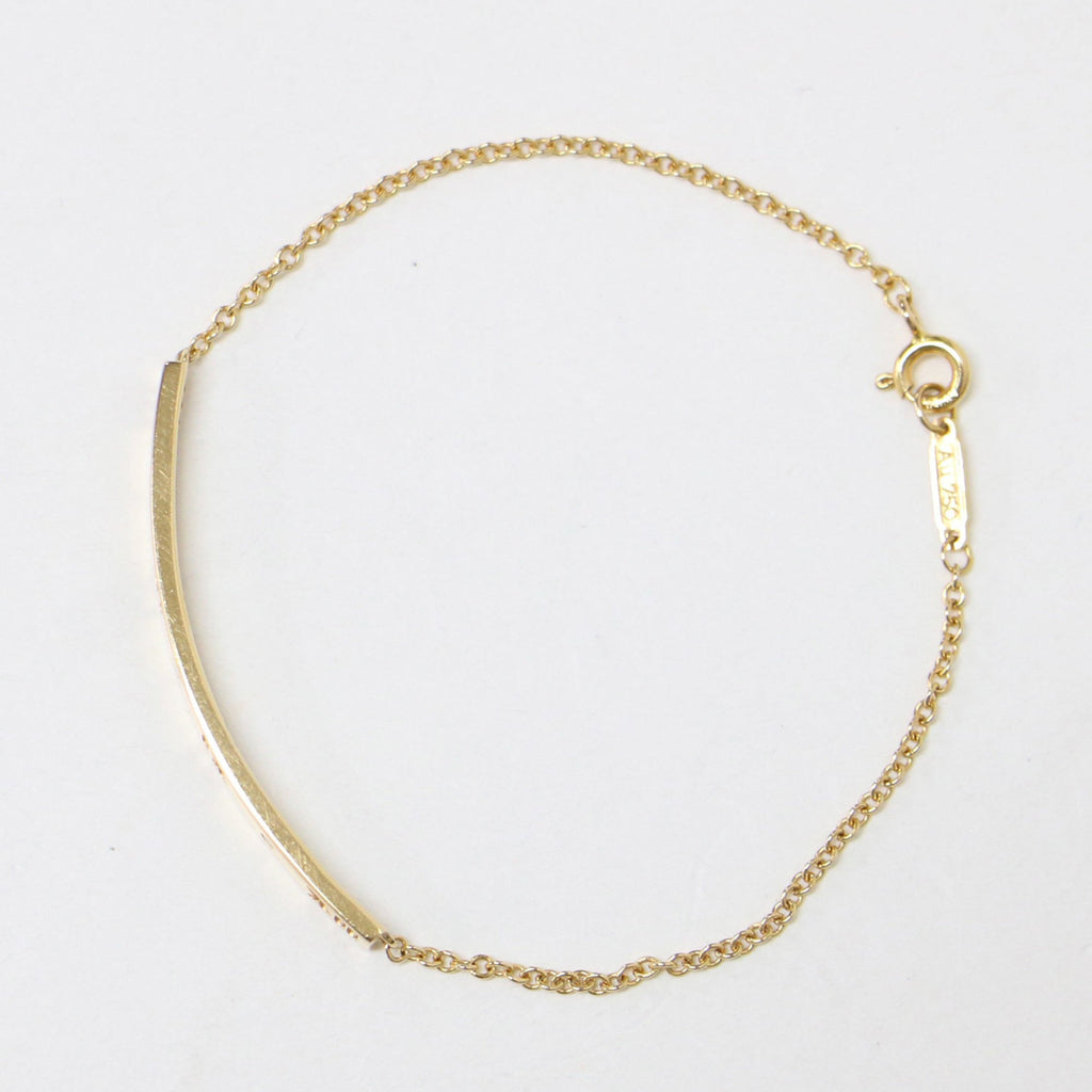 Atlas Dog Tag Bracelet 18K Rose Gold