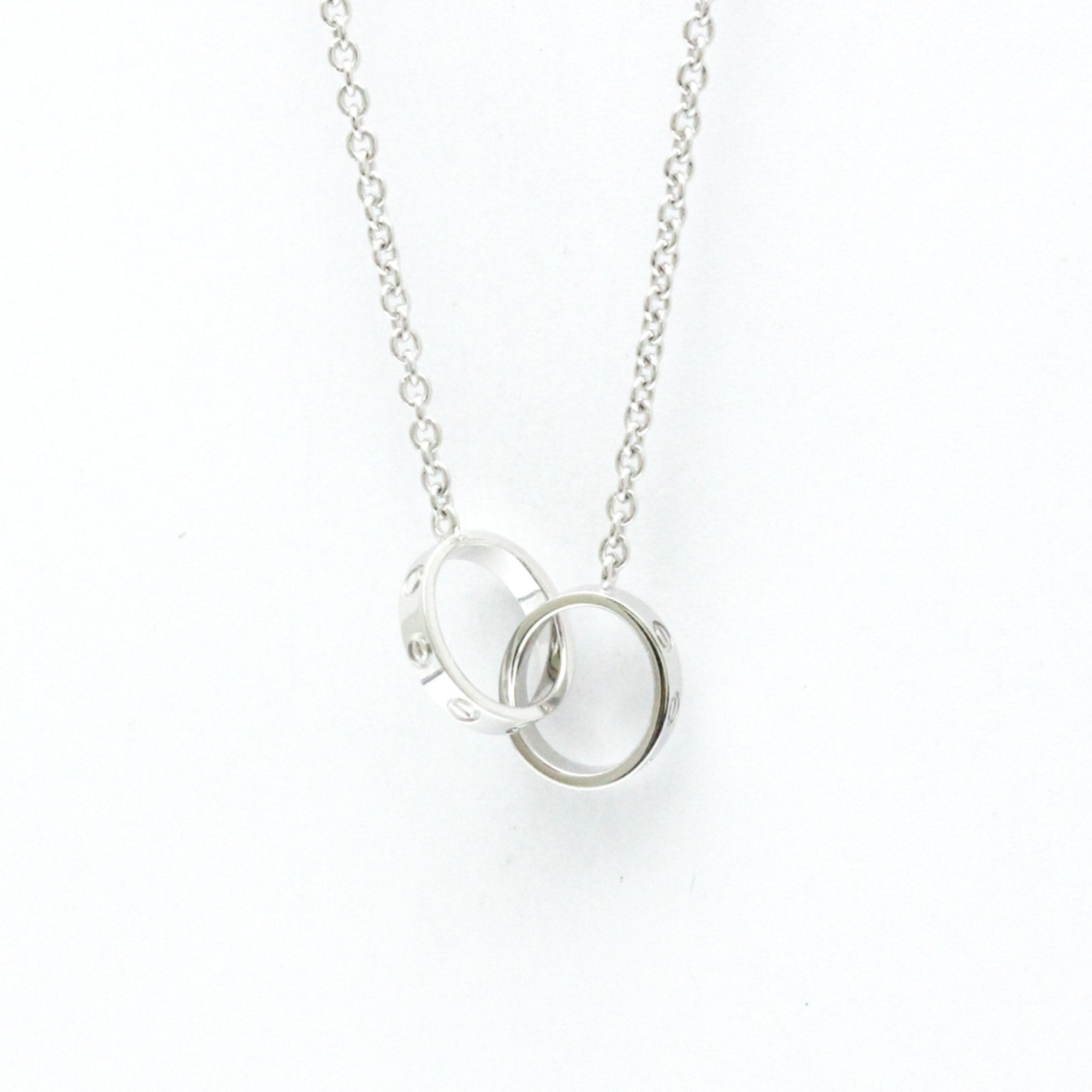 Baby Love Pendant Necklace 18K White Gold