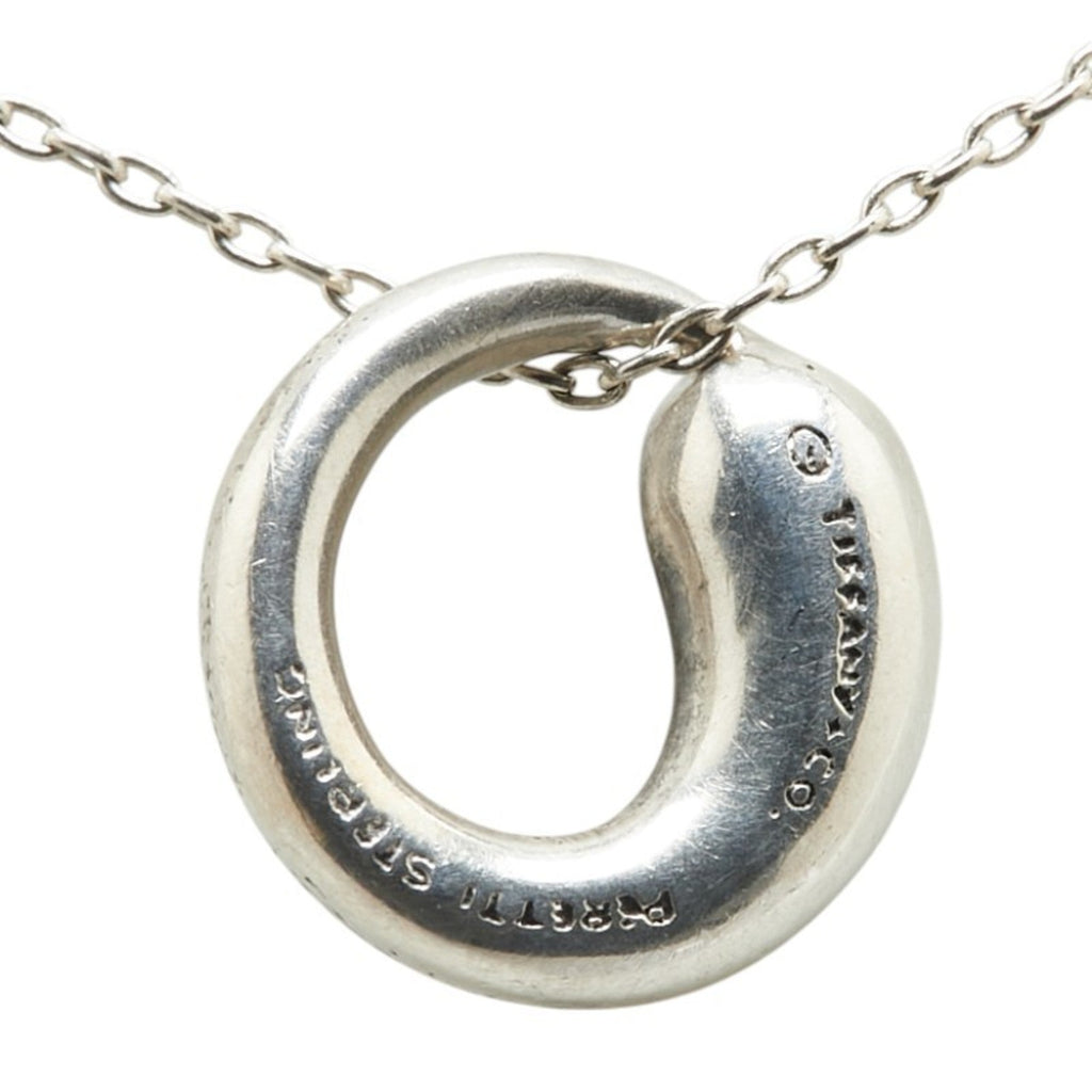 Eternal Circle Pendant Necklace Sterling Silver
