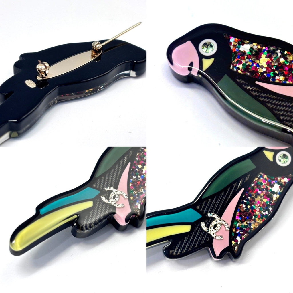 Brooch Multi-Color Plastic