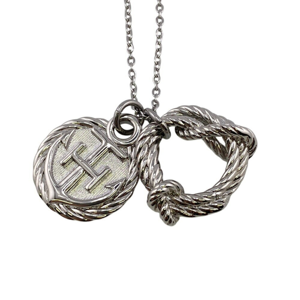 Cordage Rope Pendant Necklace Metal