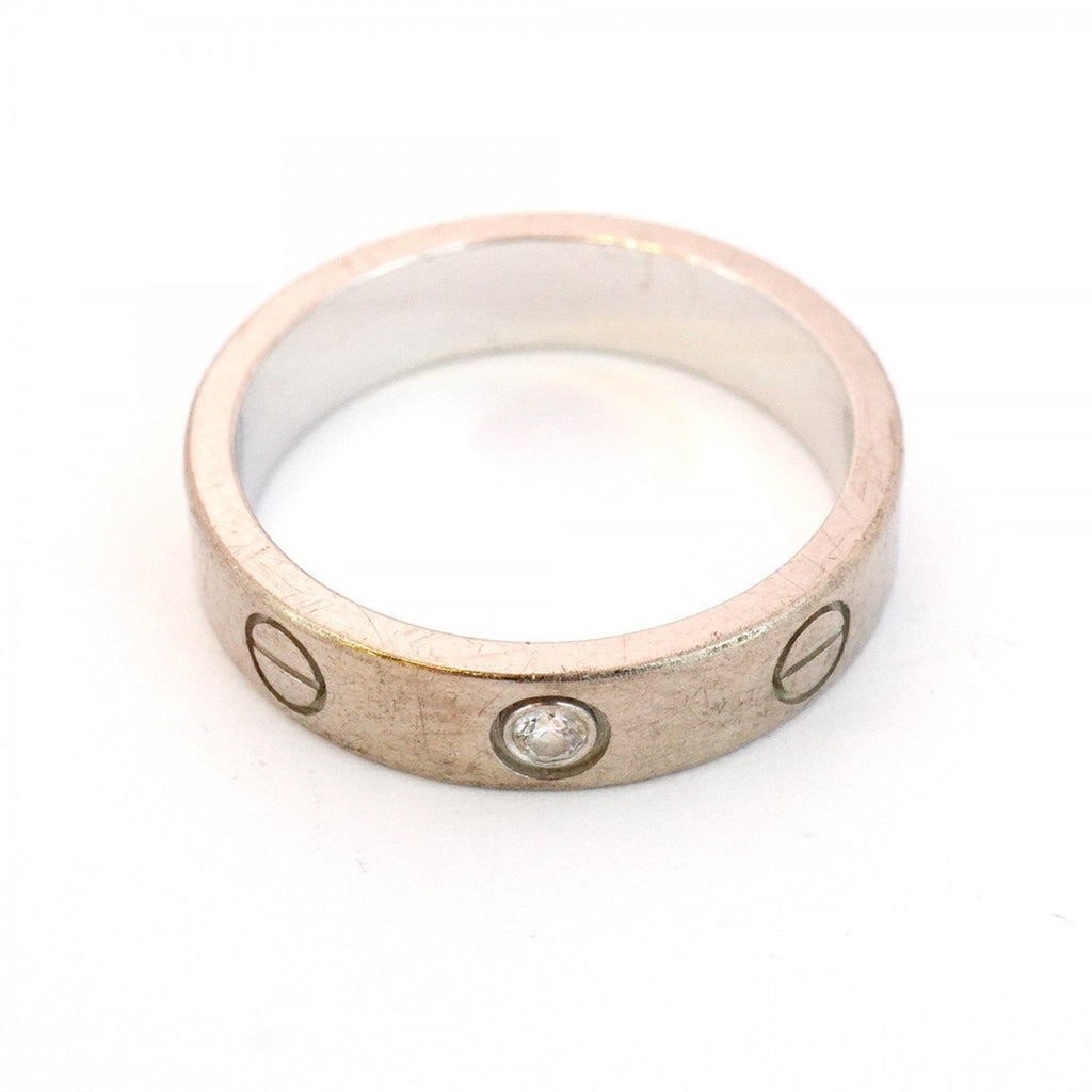 Ring 18K White Gold With Diamond