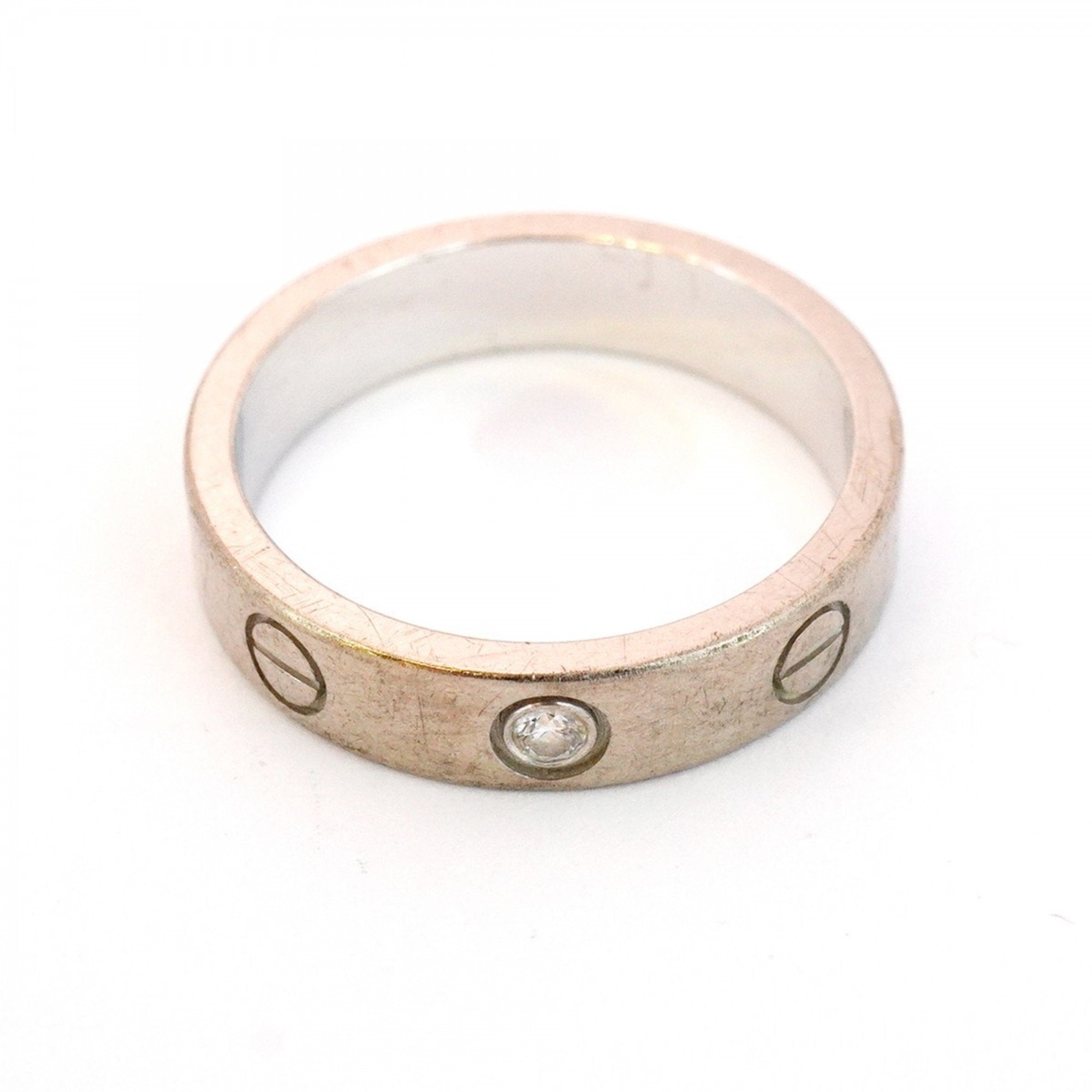 Ring 18K White Gold With Diamond