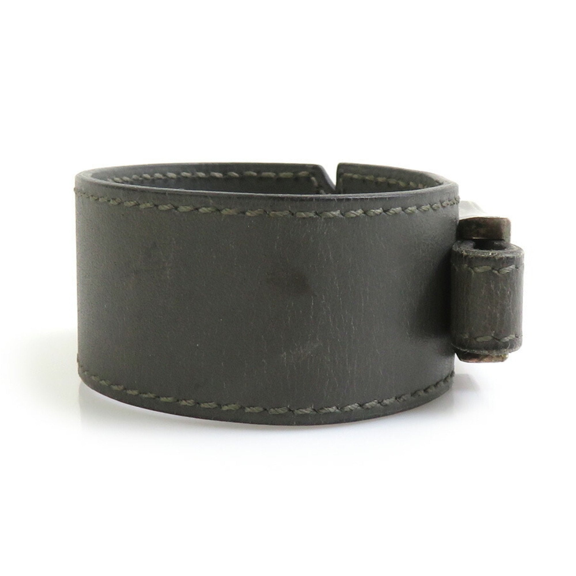 Charm Bracelet Leather and Metal