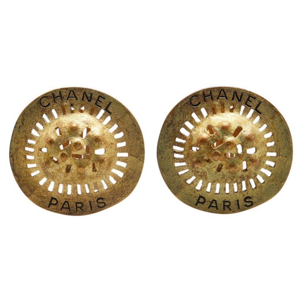 Earrings Gold-Tone Metal