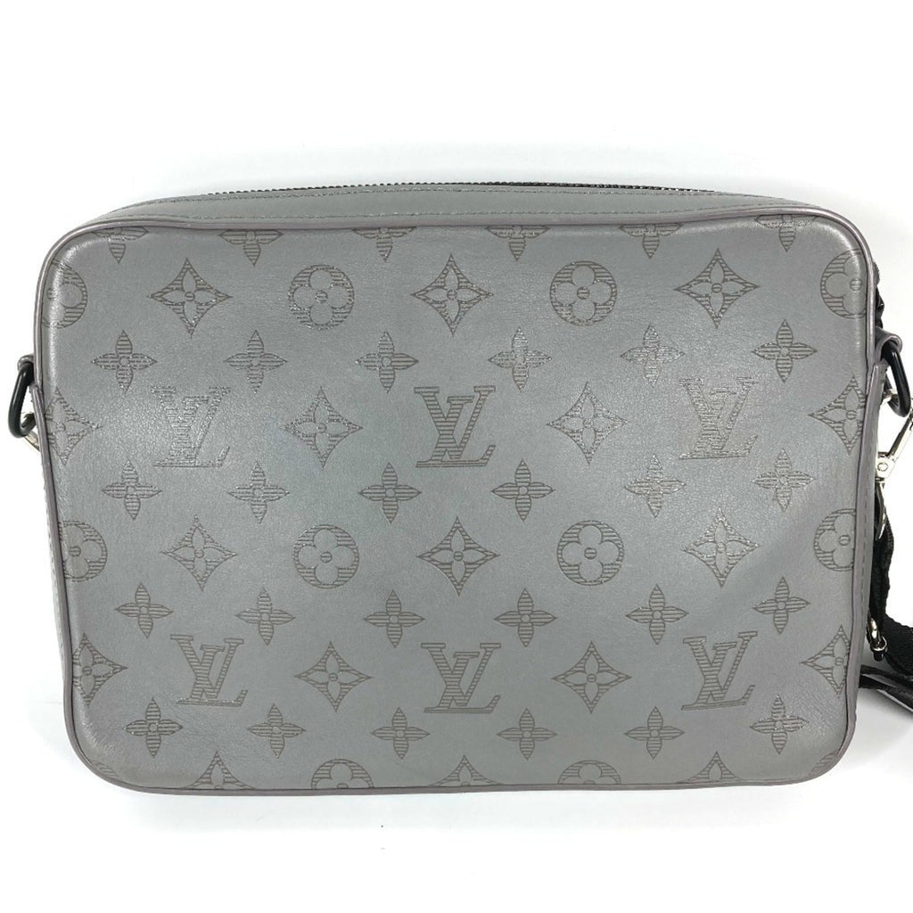 Duo Messenger Bag Monogram Shadow Leather