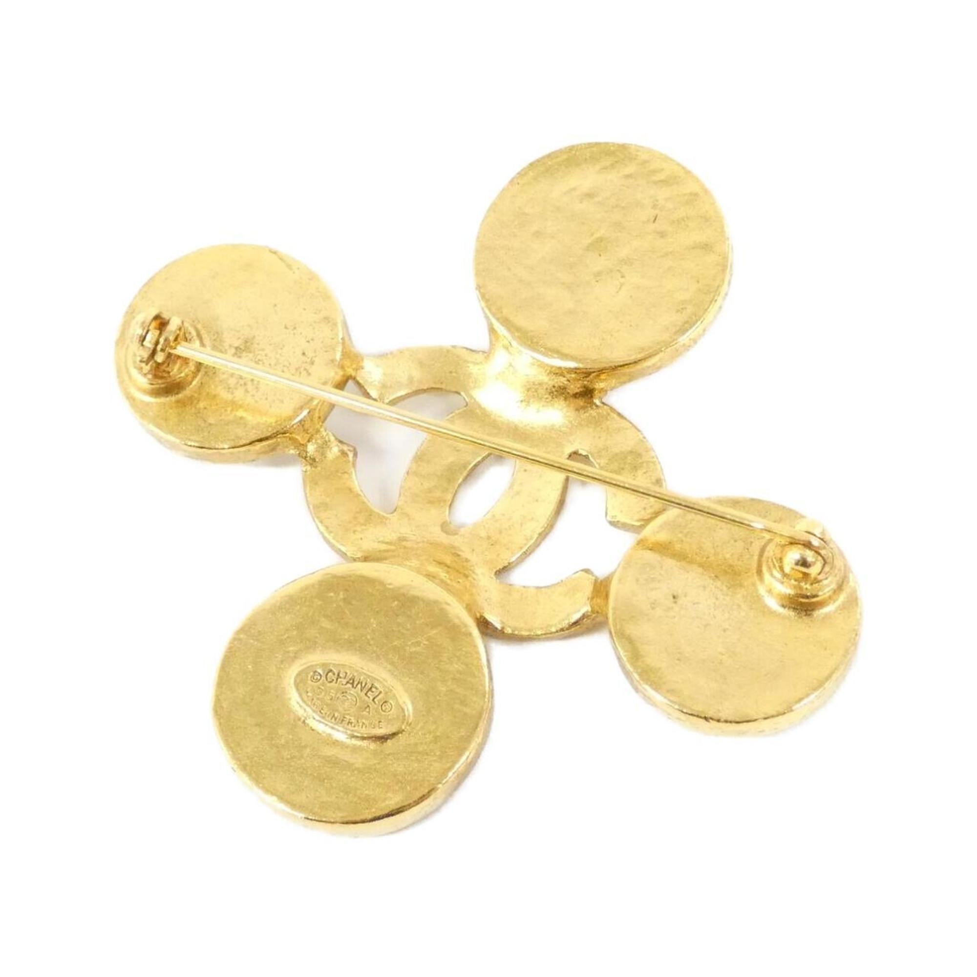 Brooch Gold-Tone Metal