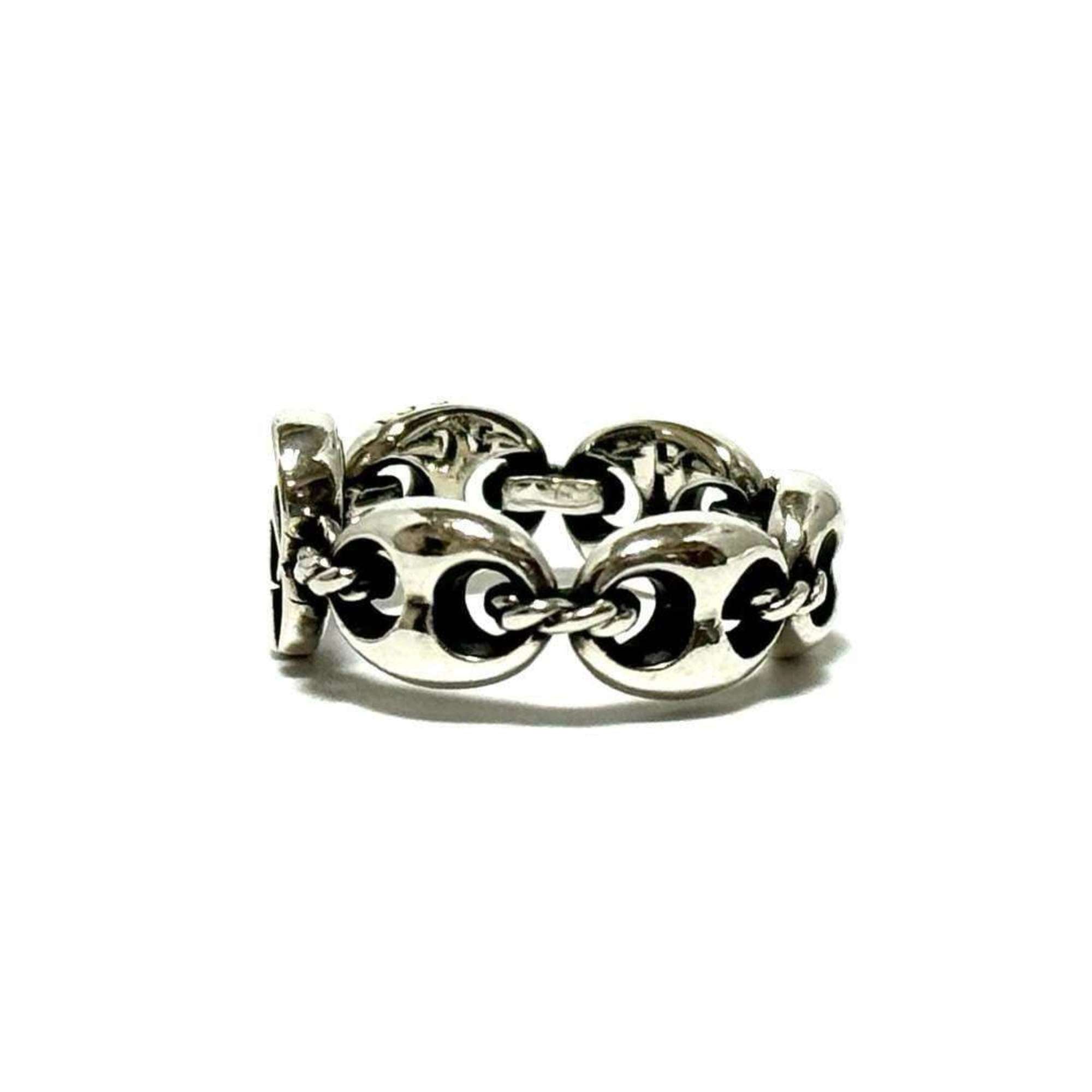 Anchor Chain Ring Sterling Silver