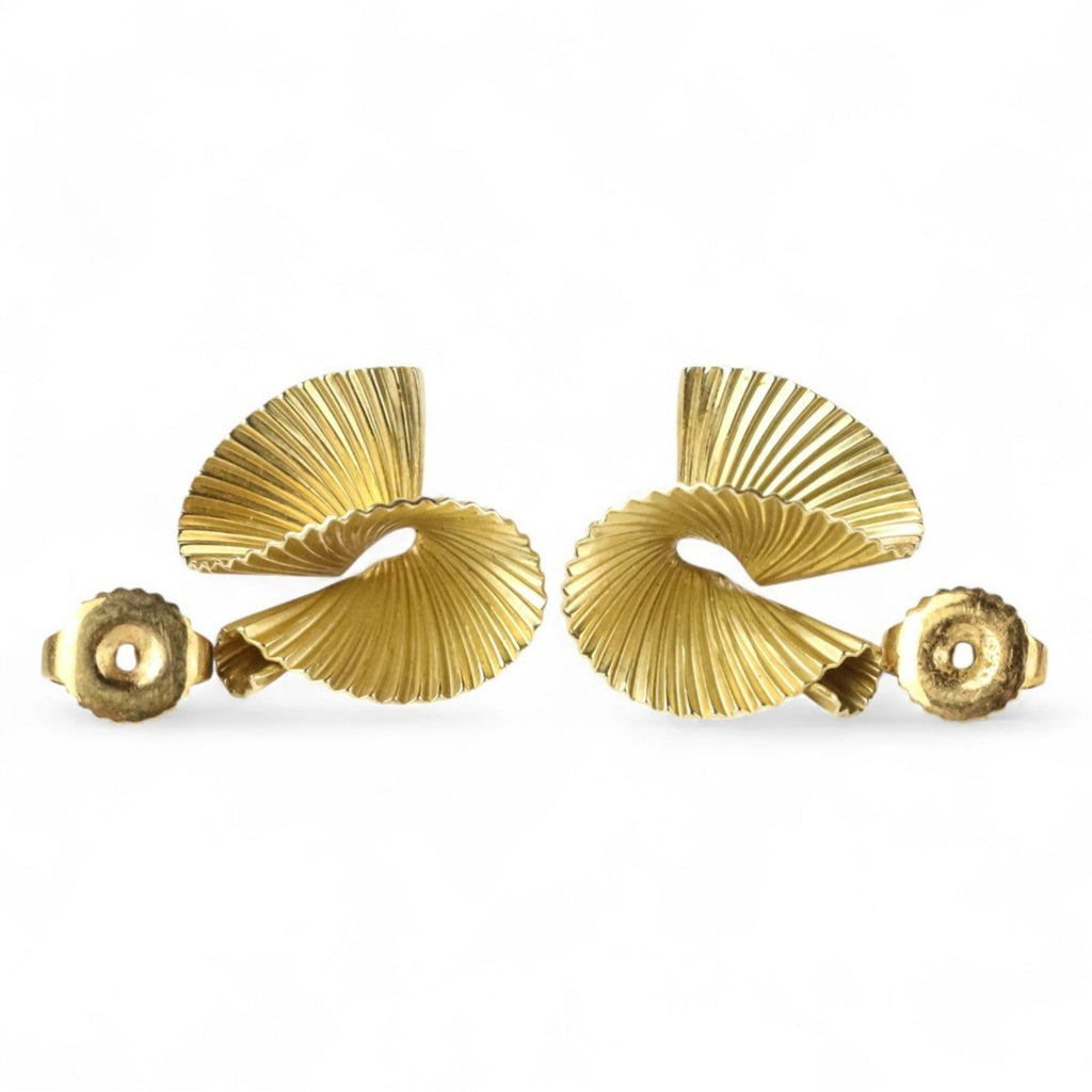 Vintage Earrings 14K Yellow Gold