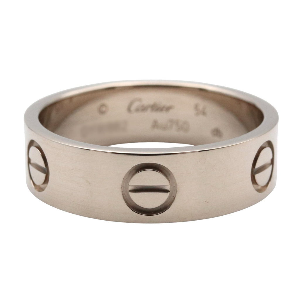 Love Ring 18K White Gold
